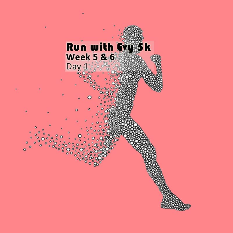 Run with Evy 5k - week 5 and 6 - day 1